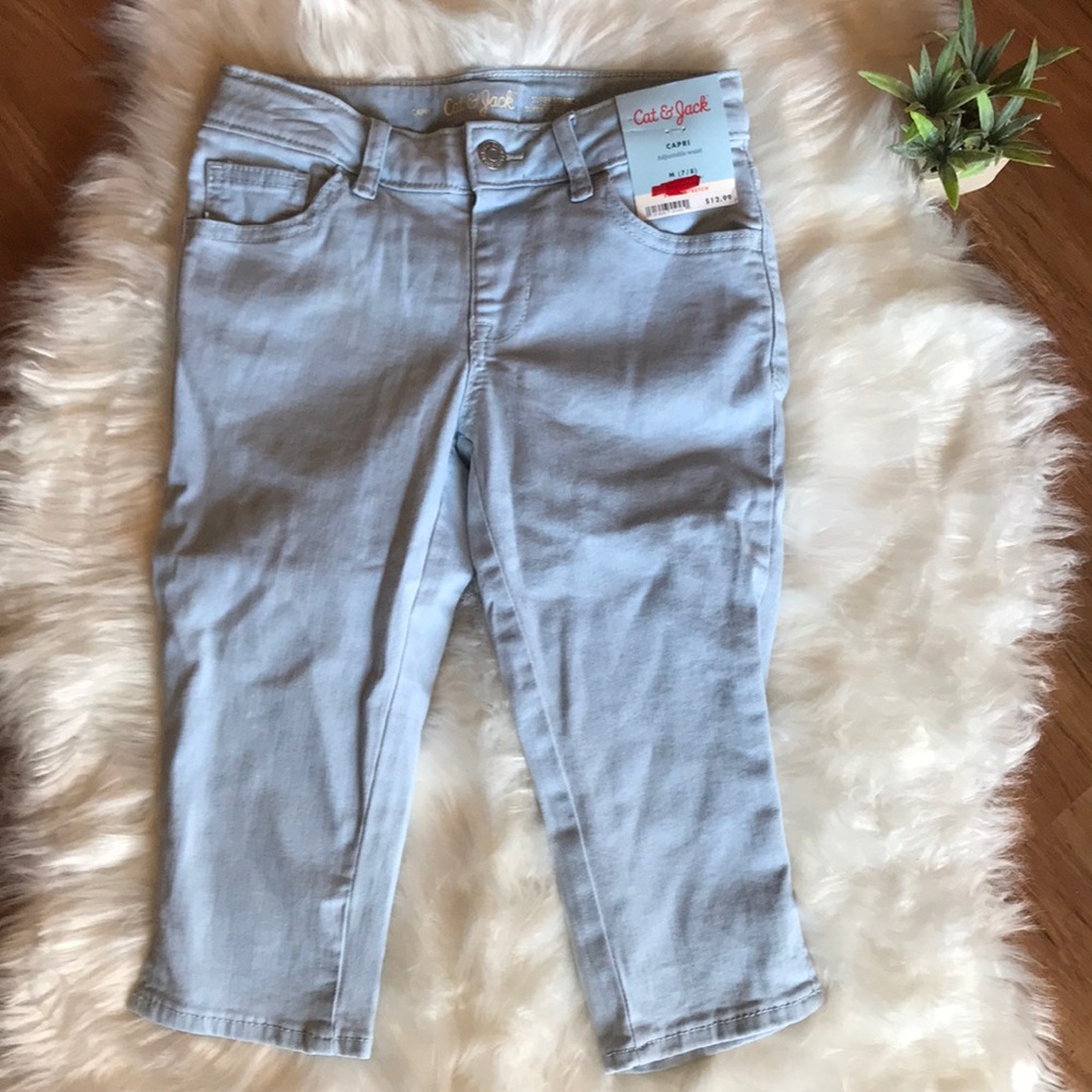 Girls Cat & Jack Jean Capri Jegging
